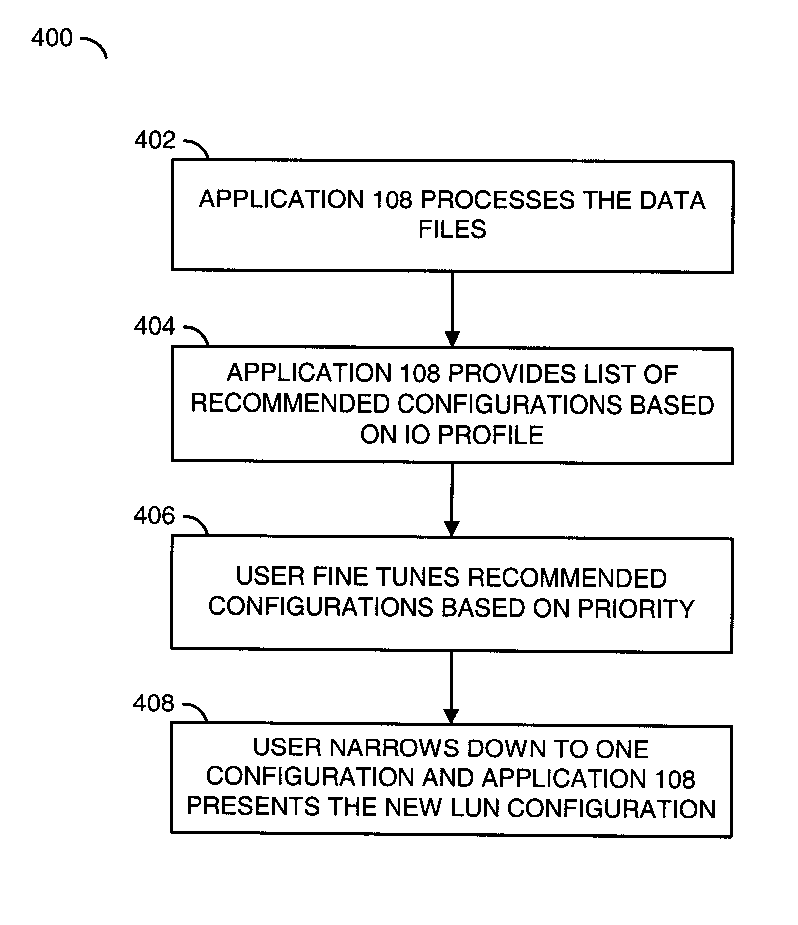 Application independent storage array performance optimizer