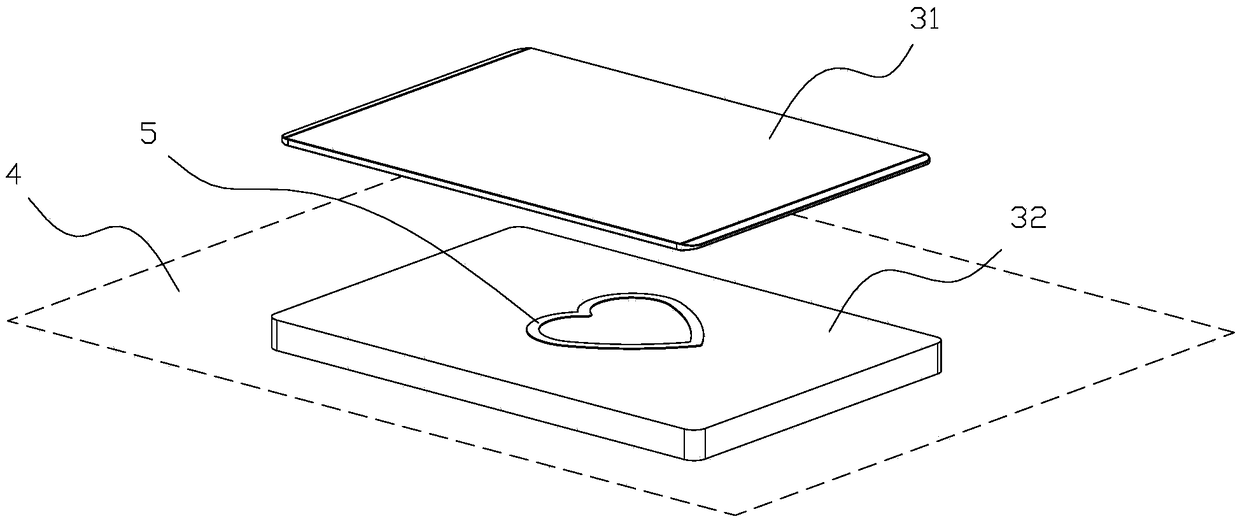 Magnetic hobbing and pressing pad and pattern hobbing press with magnetic hobbing and pressing pad