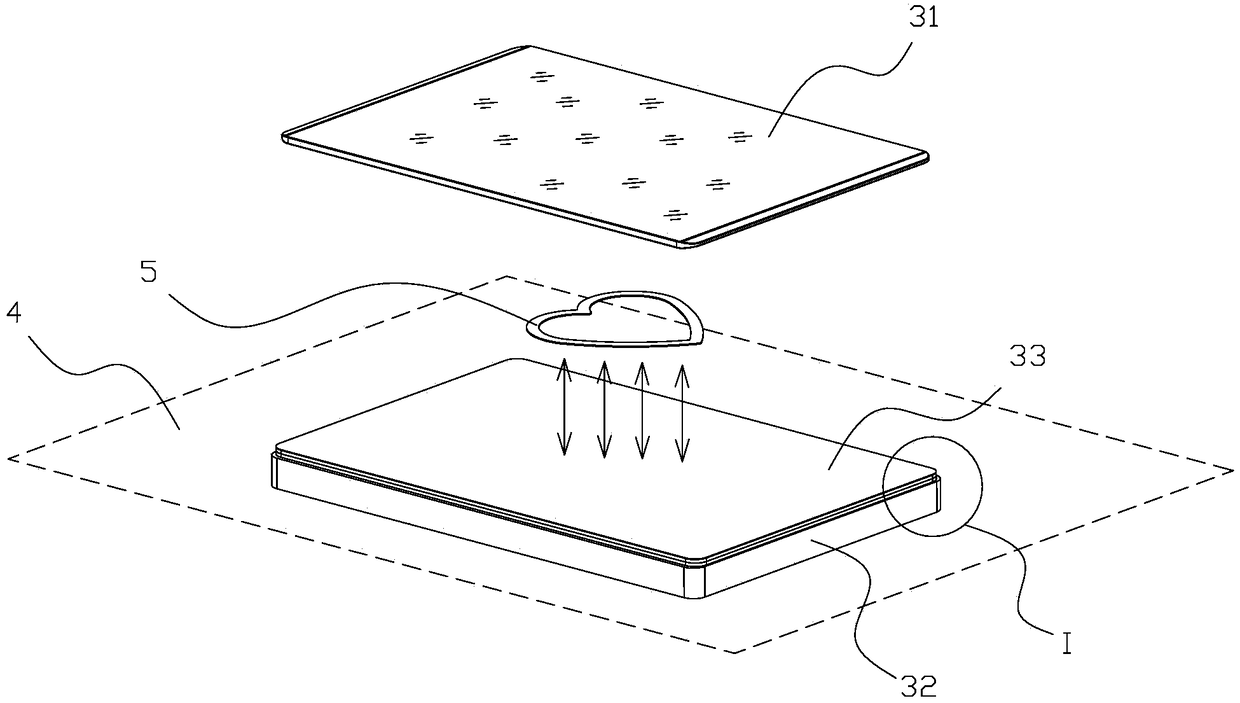 Magnetic hobbing and pressing pad and pattern hobbing press with magnetic hobbing and pressing pad