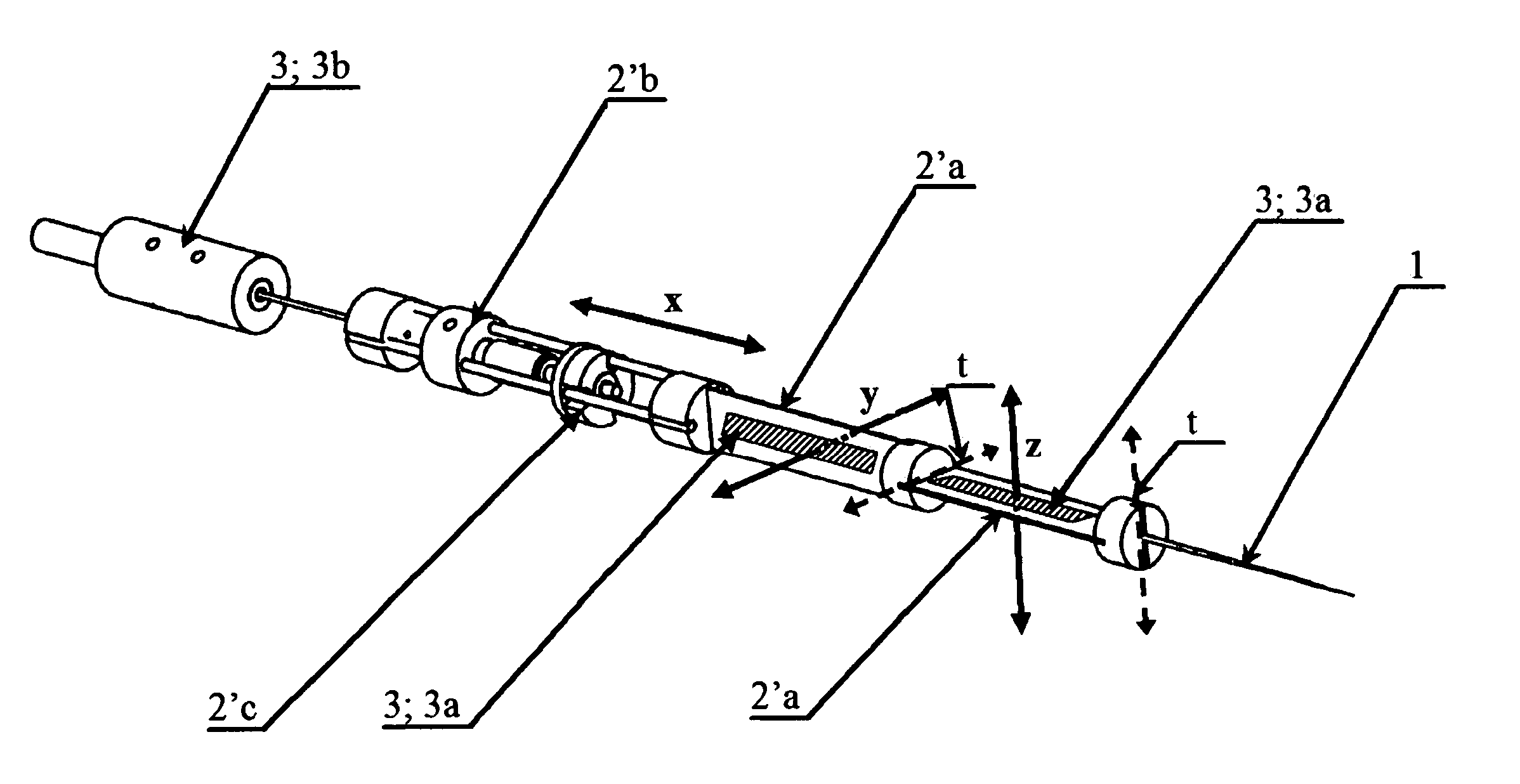 Micromanipulator including piezoelectric benders