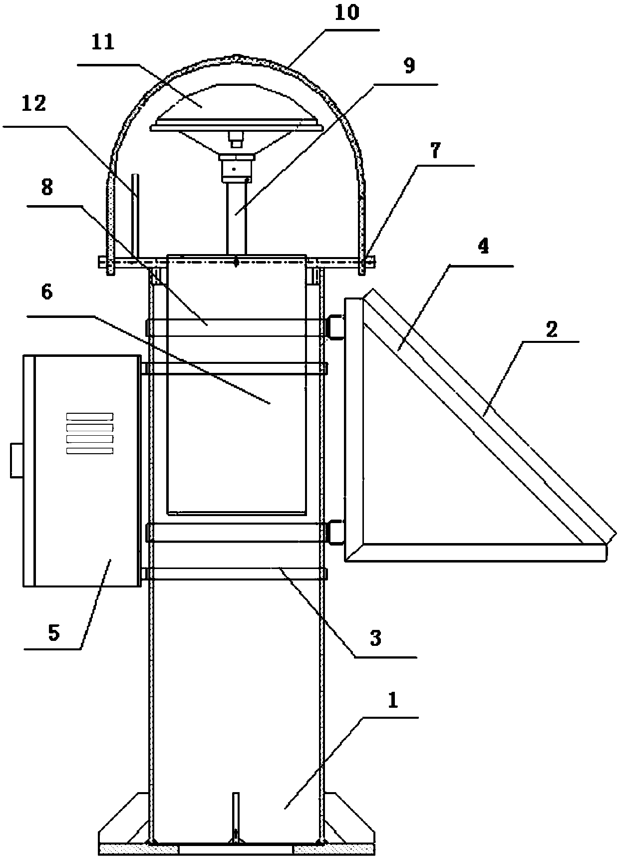 Integrated GNSS deformation monitoring device