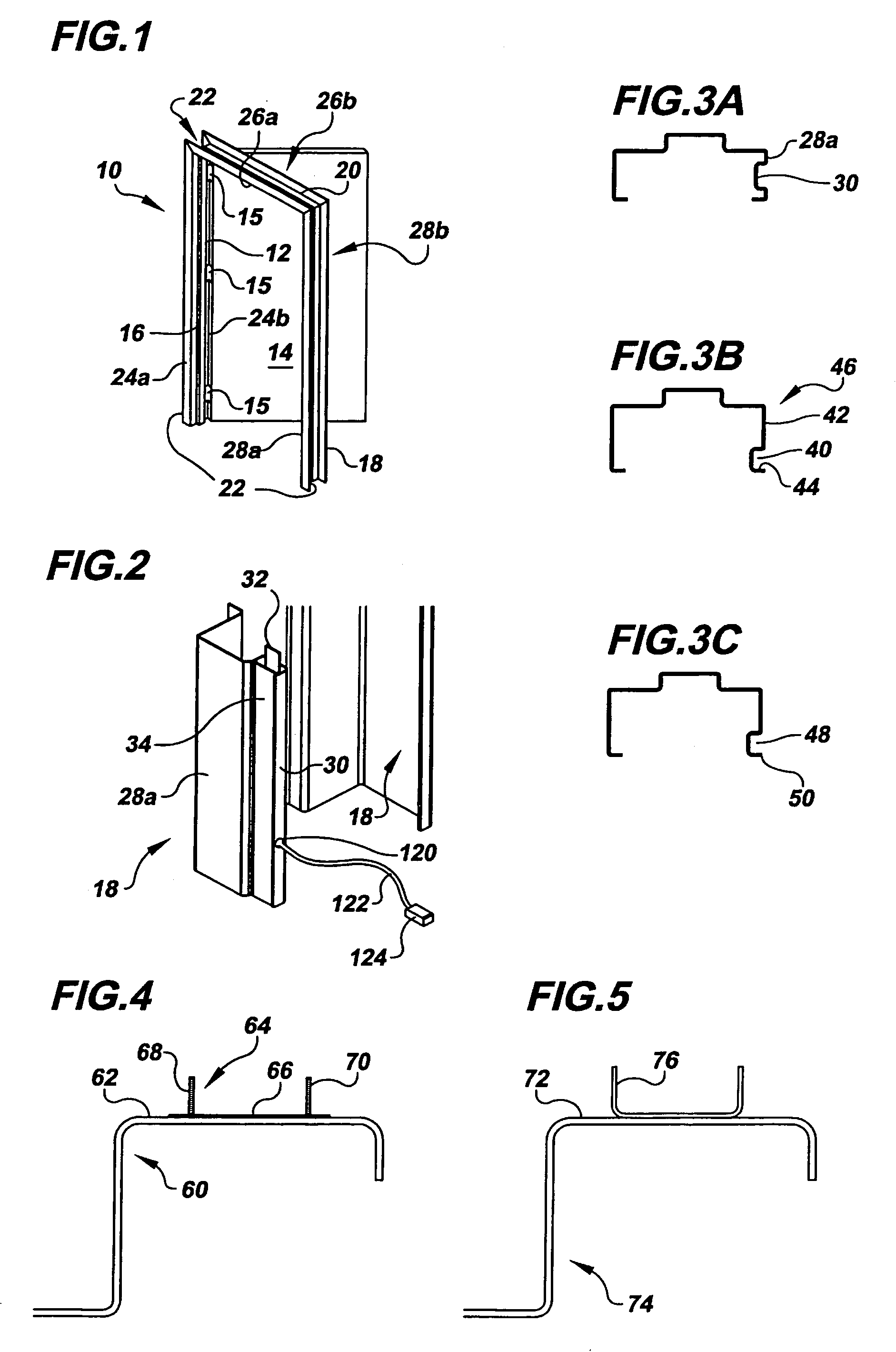 Hollow doorframe including electroluminescent illumination system