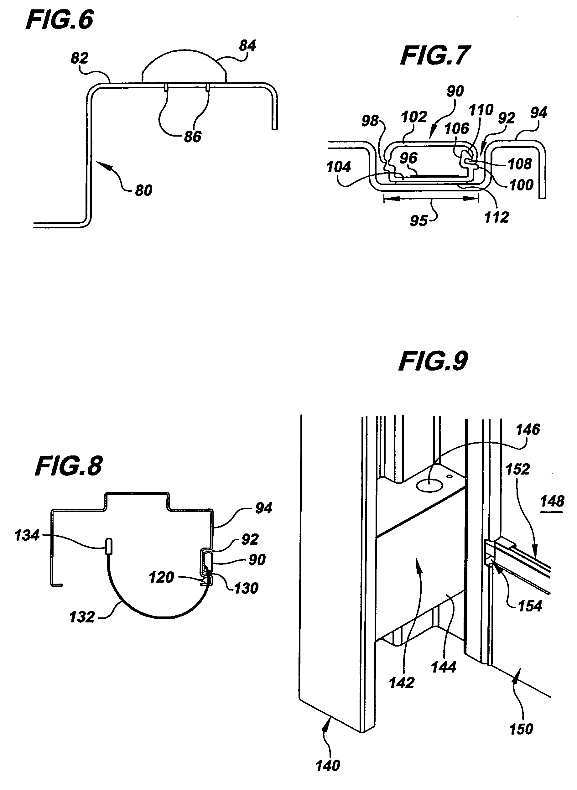 Hollow doorframe including electroluminescent illumination system