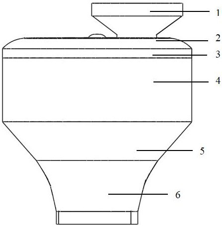 Oil shale particle crushing device based on ultrasonic waves