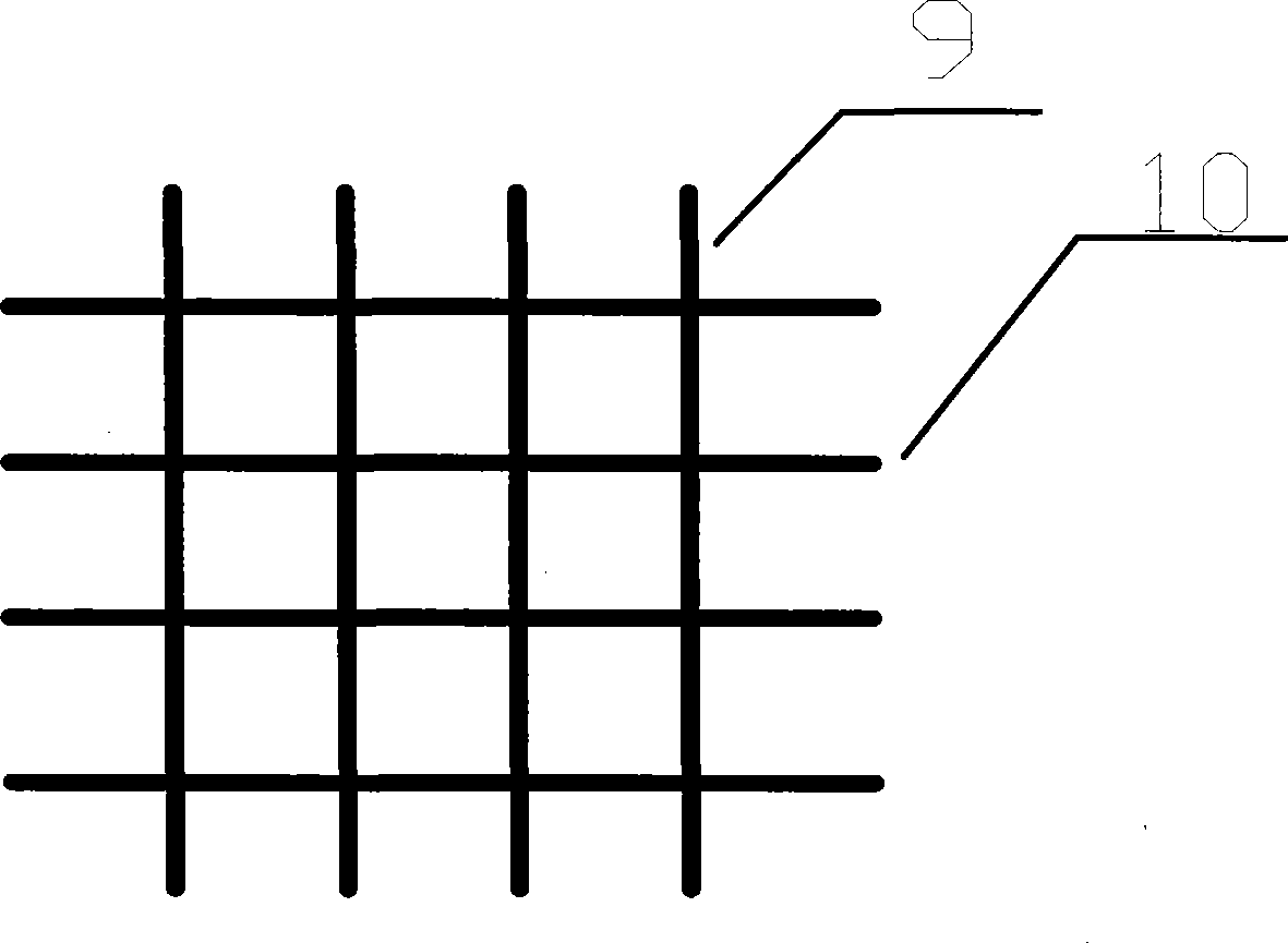 Method for melting snow and ice based on carbon fiber-glass fiber composite braiding net