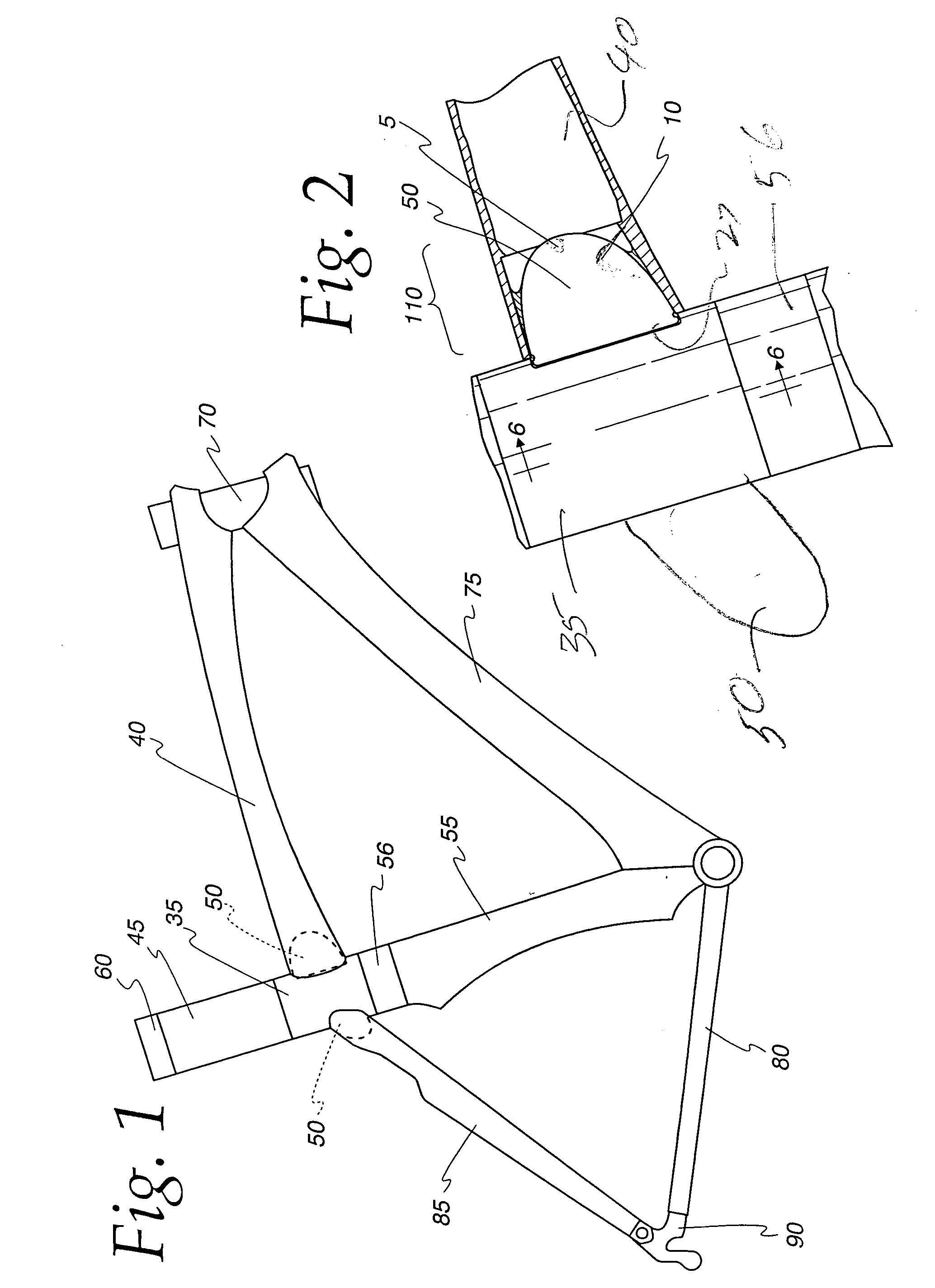 Customizable carbon frames for bicycle or other vehicles