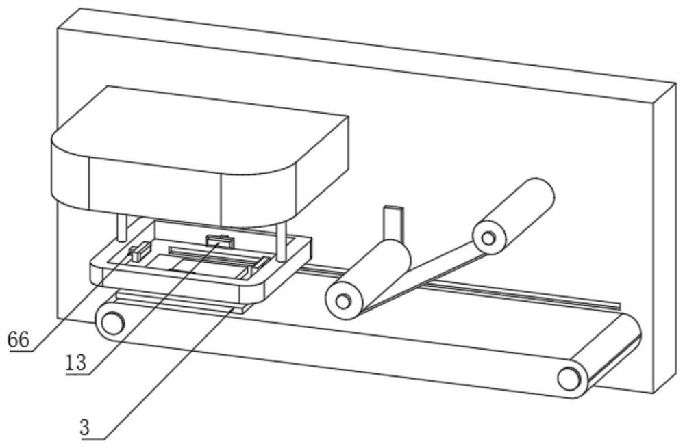 Film positioning and laminating device for film laminating machine