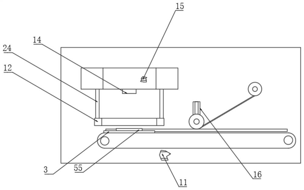 Film positioning and laminating device for film laminating machine