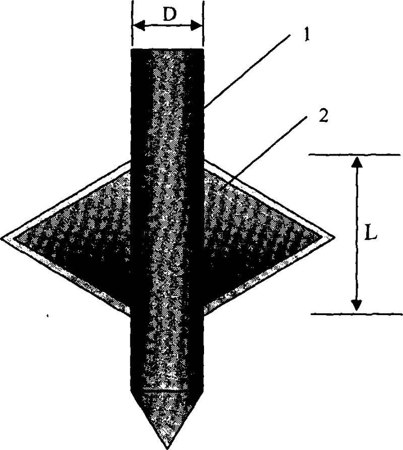 High polymer grouting directional cleaving drilling tool and pore forming method