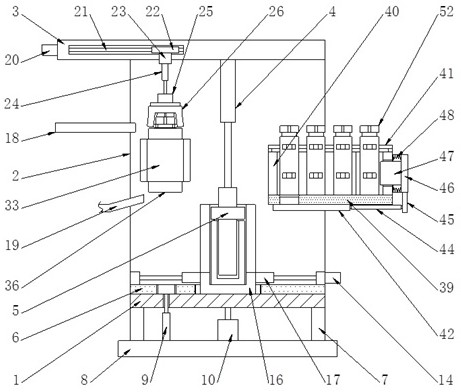 Stamping equipment for battery poles