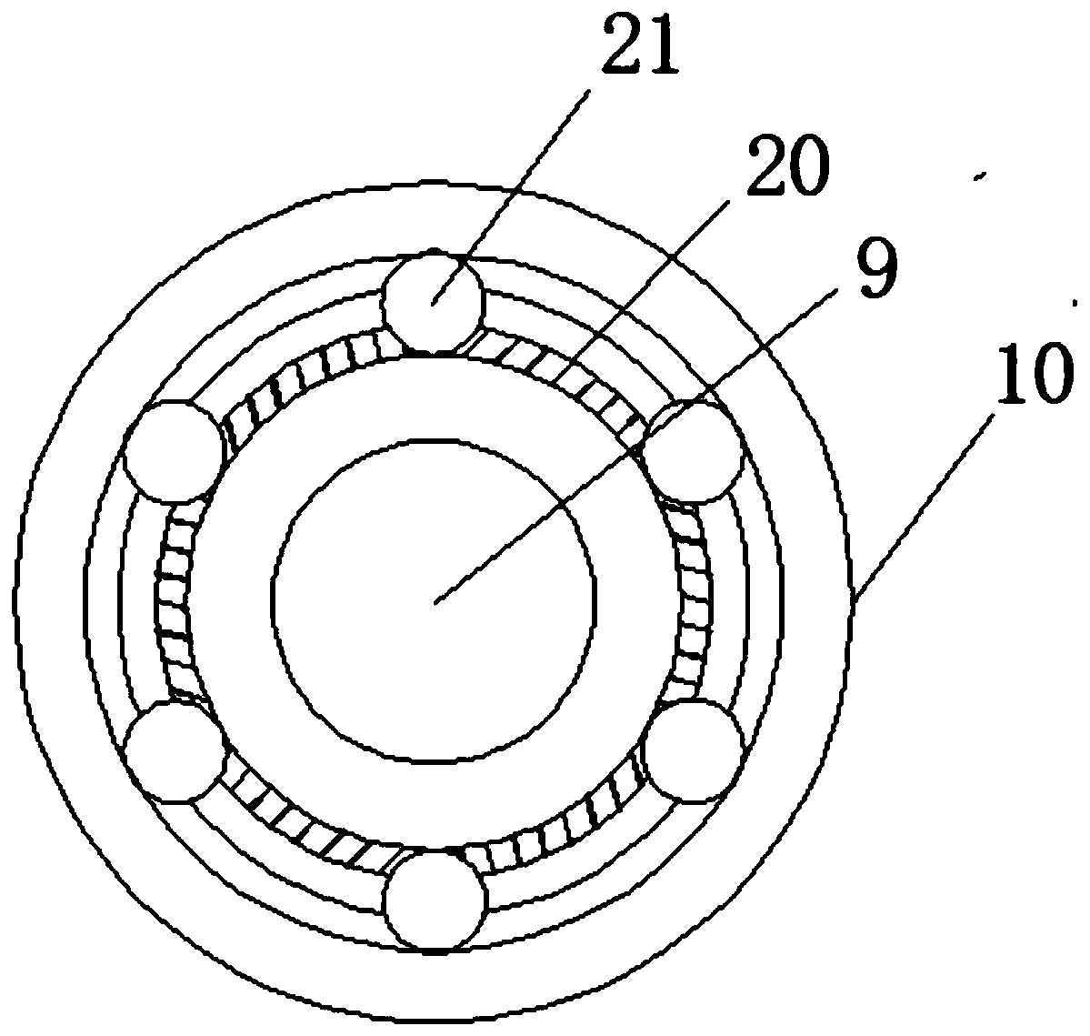 A portable fan with adjustable vertical angle