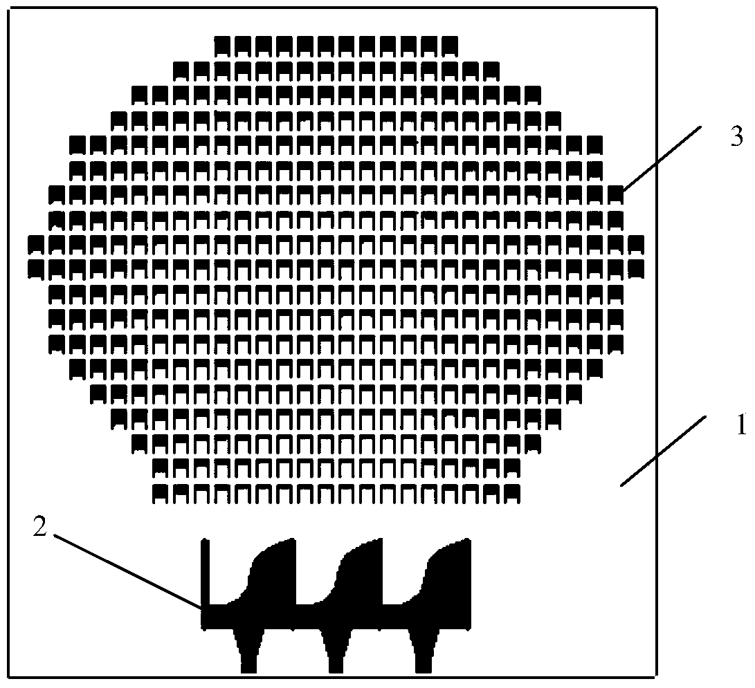 Super surface lens antenna based on optical transformation and manufacturing method of super surface lens antenna