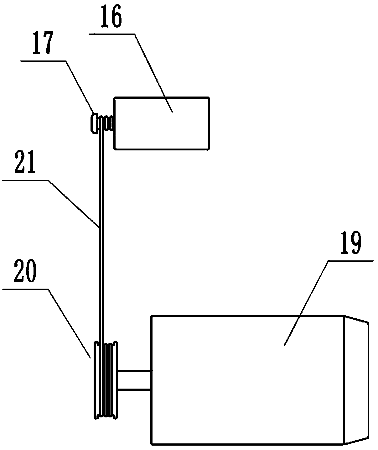 An aircraft horizontal wing test bracket