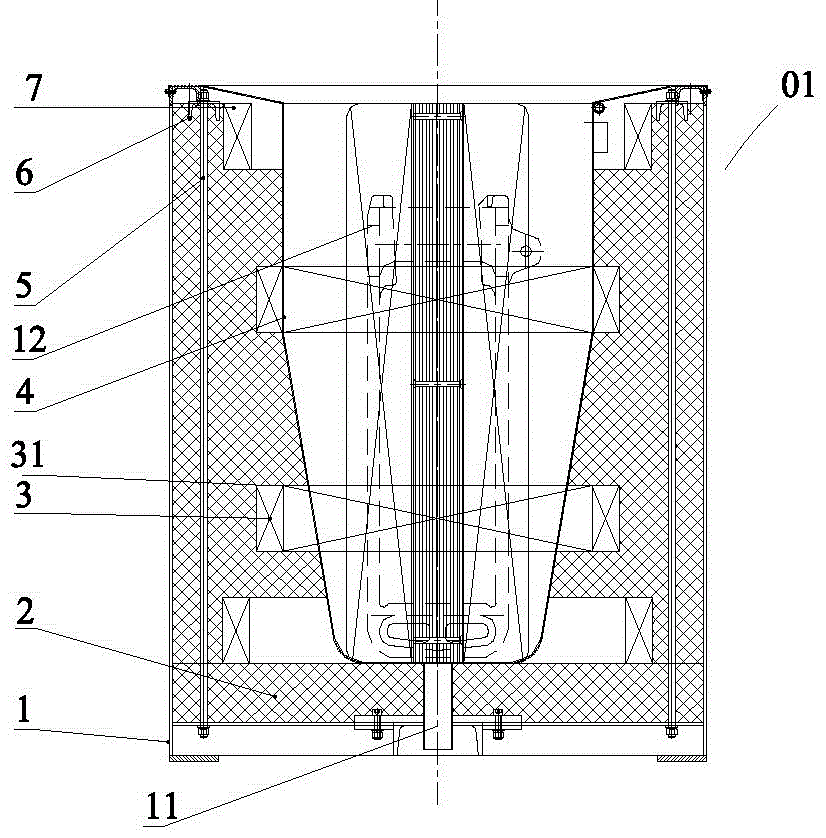 Magnetic particle flaw detector for irregular parts