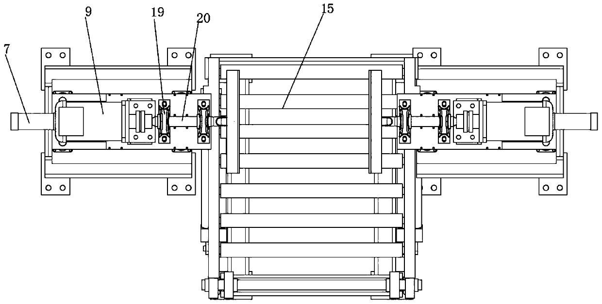 Limiting device of parking equipment for two-layer lifting and transverse moving, and working method thereof