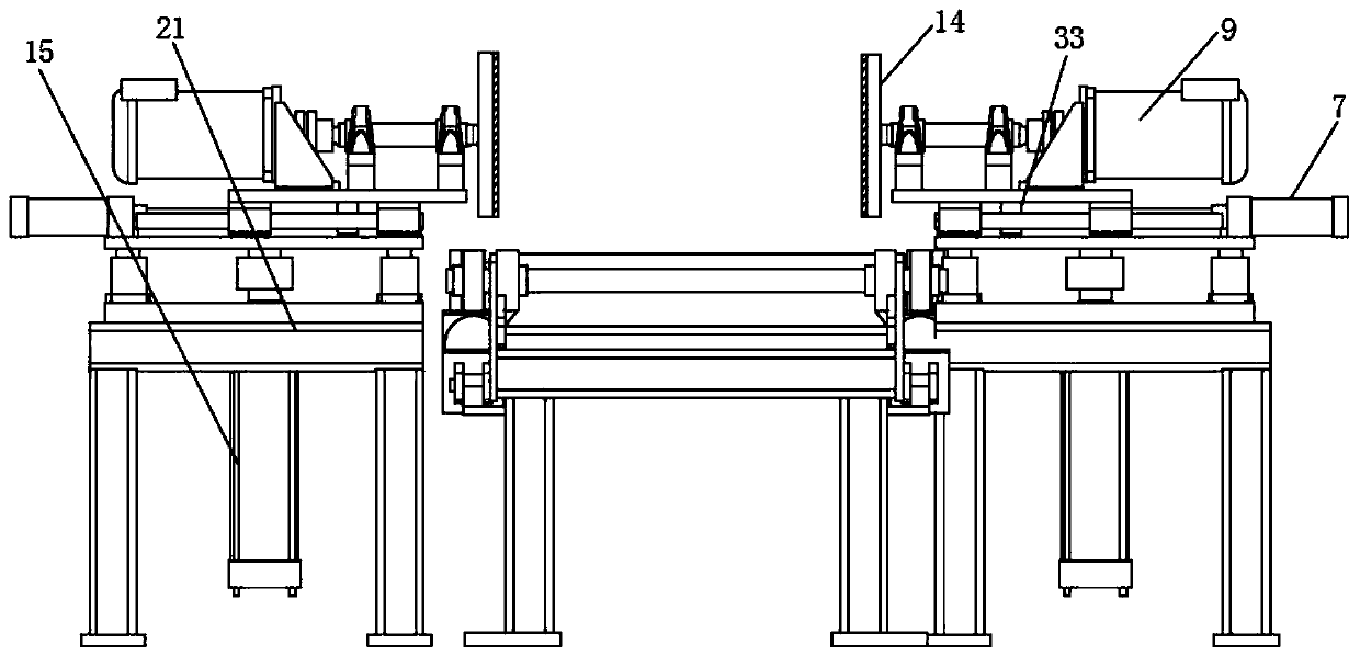 Limiting device of parking equipment for two-layer lifting and transverse moving, and working method thereof