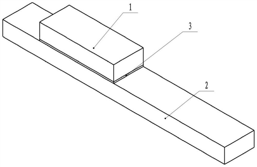 Sliding guide rail plastic-pasting process method