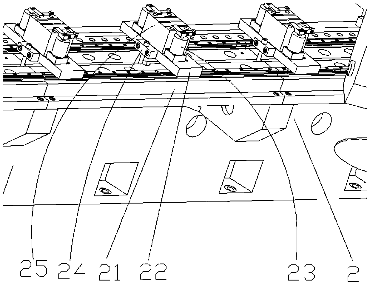 Five-axis machine tool with tool magazine arranged in stand column