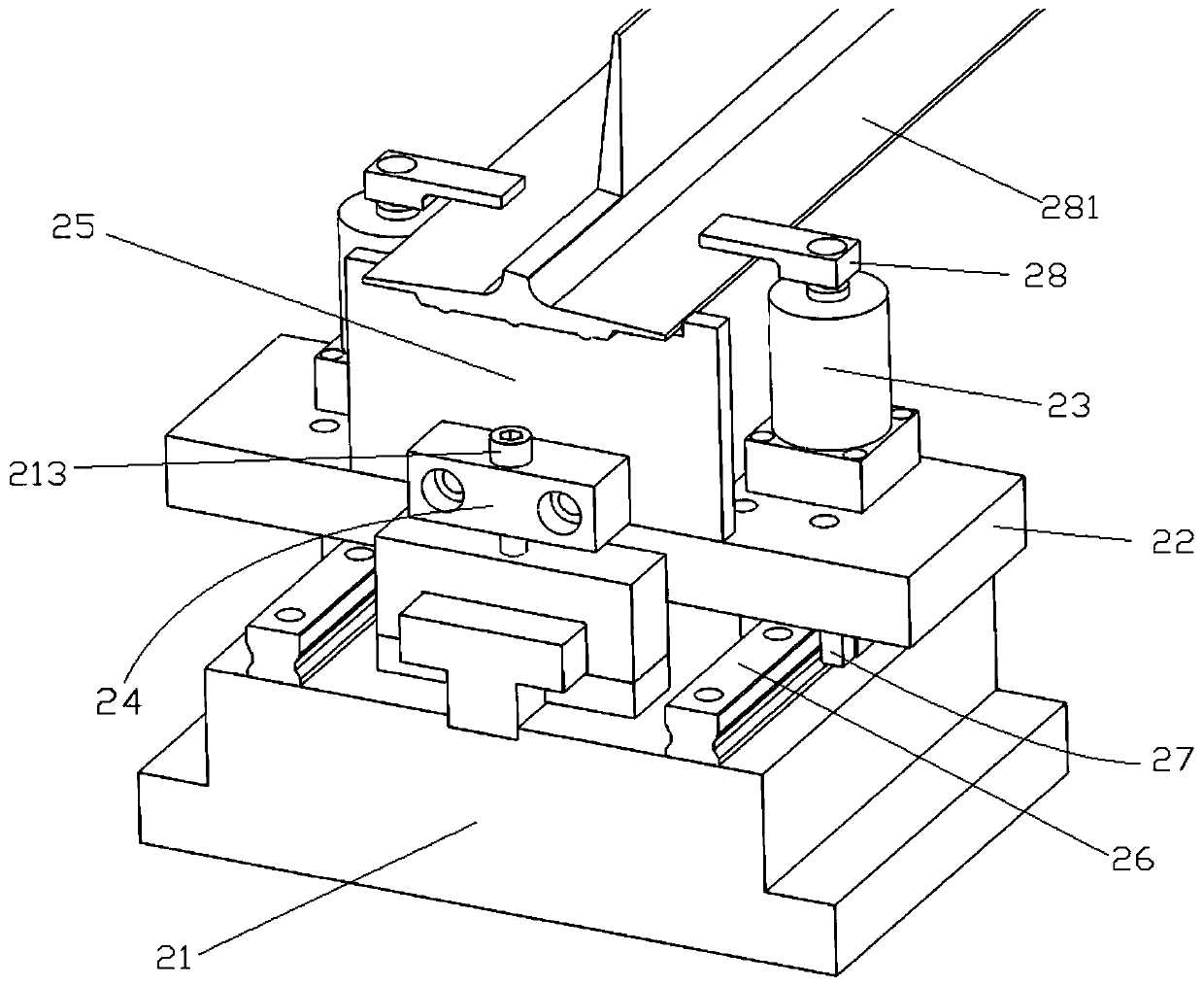 Five-axis machine tool with tool magazine arranged in stand column