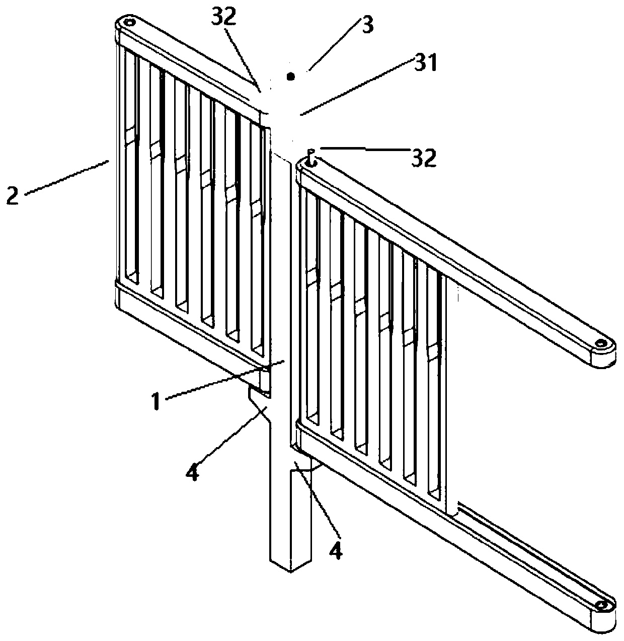 Railway protective fence and installation method thereof