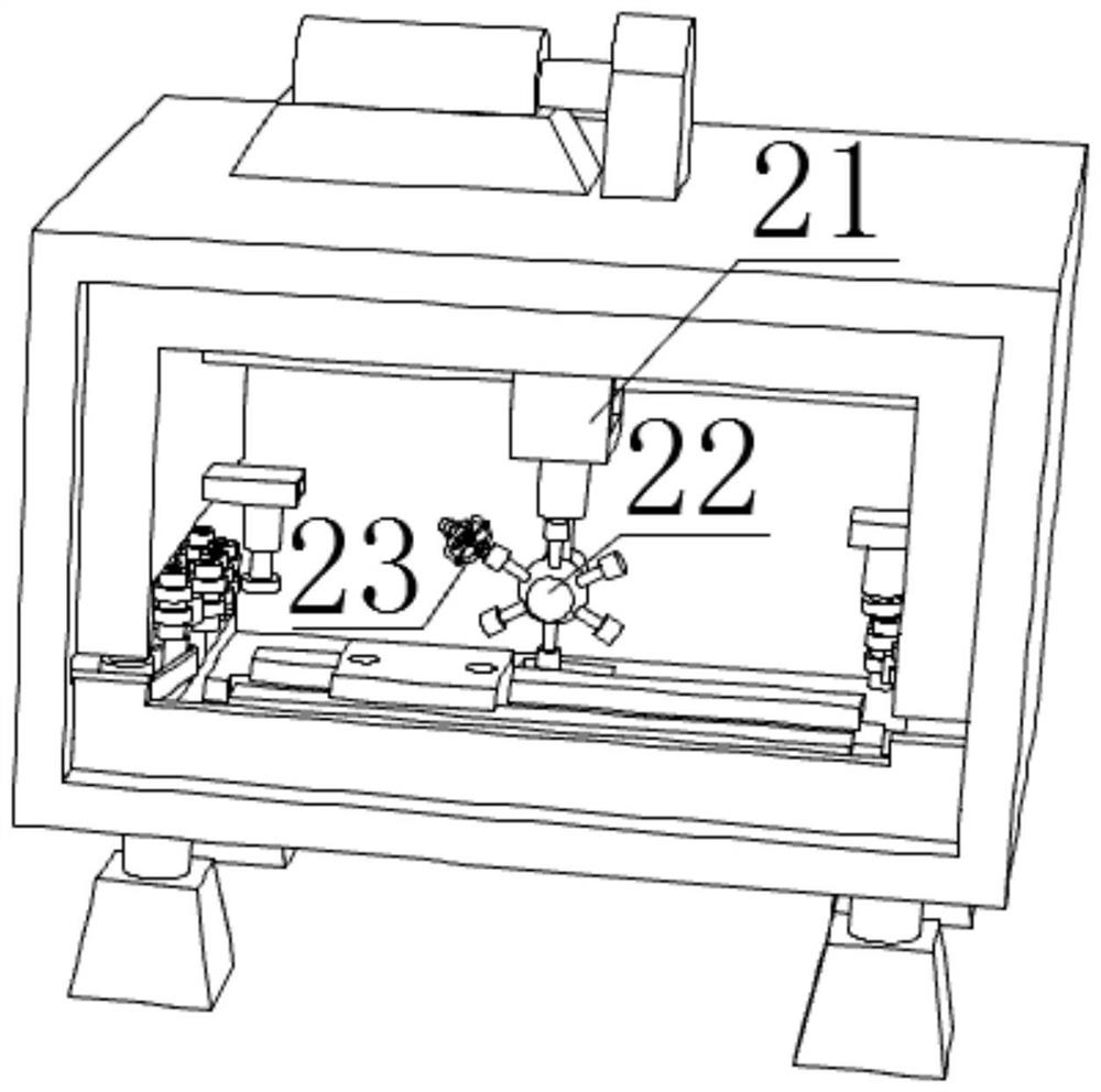 Metal processing machine tool with automatic tool changing function