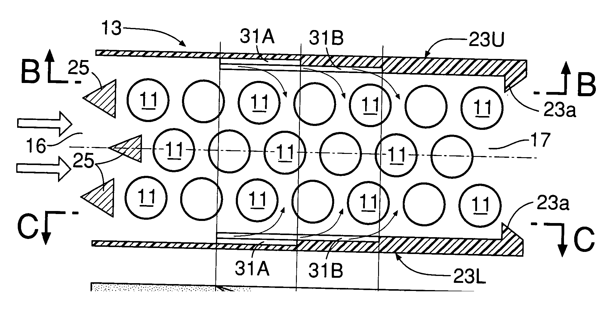 Battery cooling structure