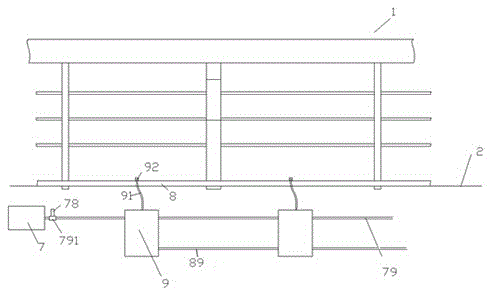 Anti-clogging municipal bridge guardrail cleaning device and using method thereof