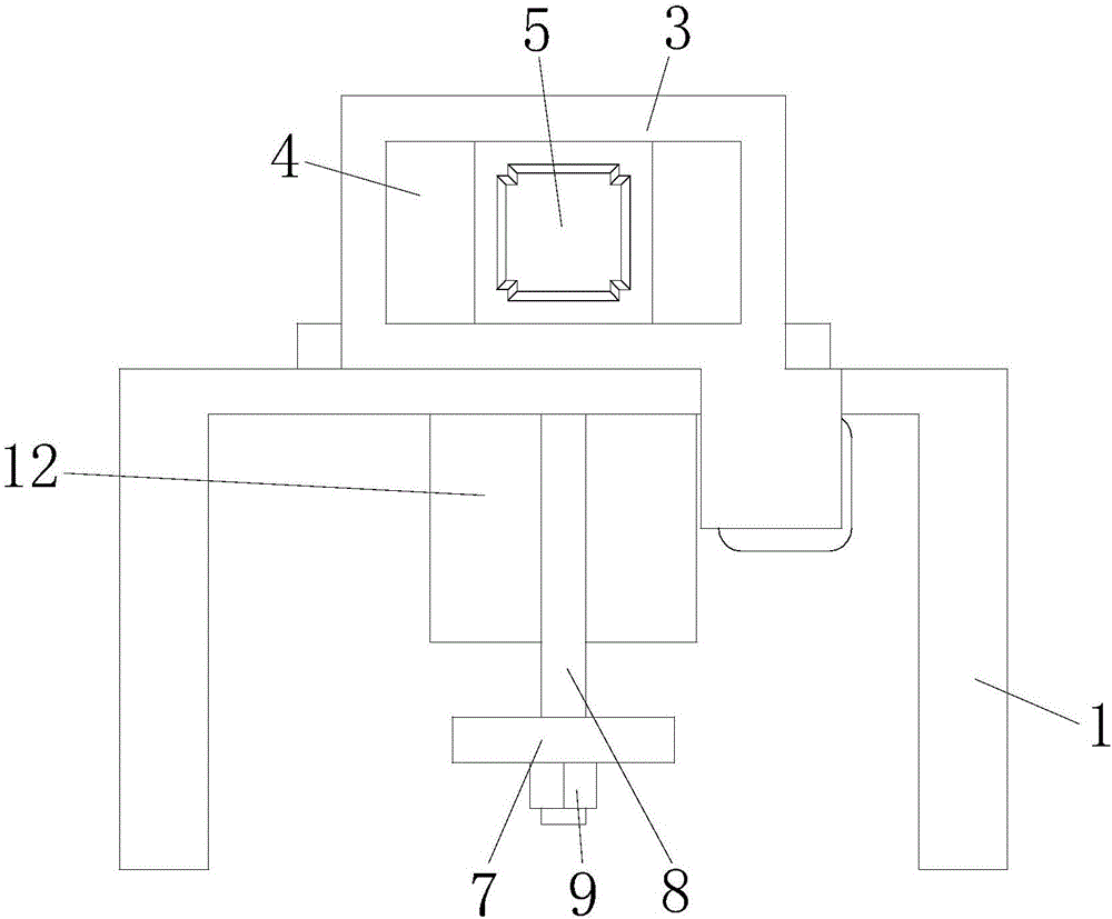 Grease smearing device for piston pin holes