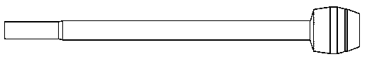 A production process and application of a square step adjusting bolt