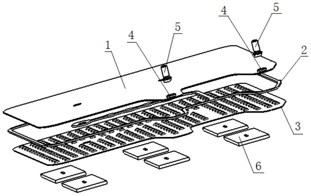 Rapid sample piece structure of battery liquid cooling plate and manufacturing method thereof