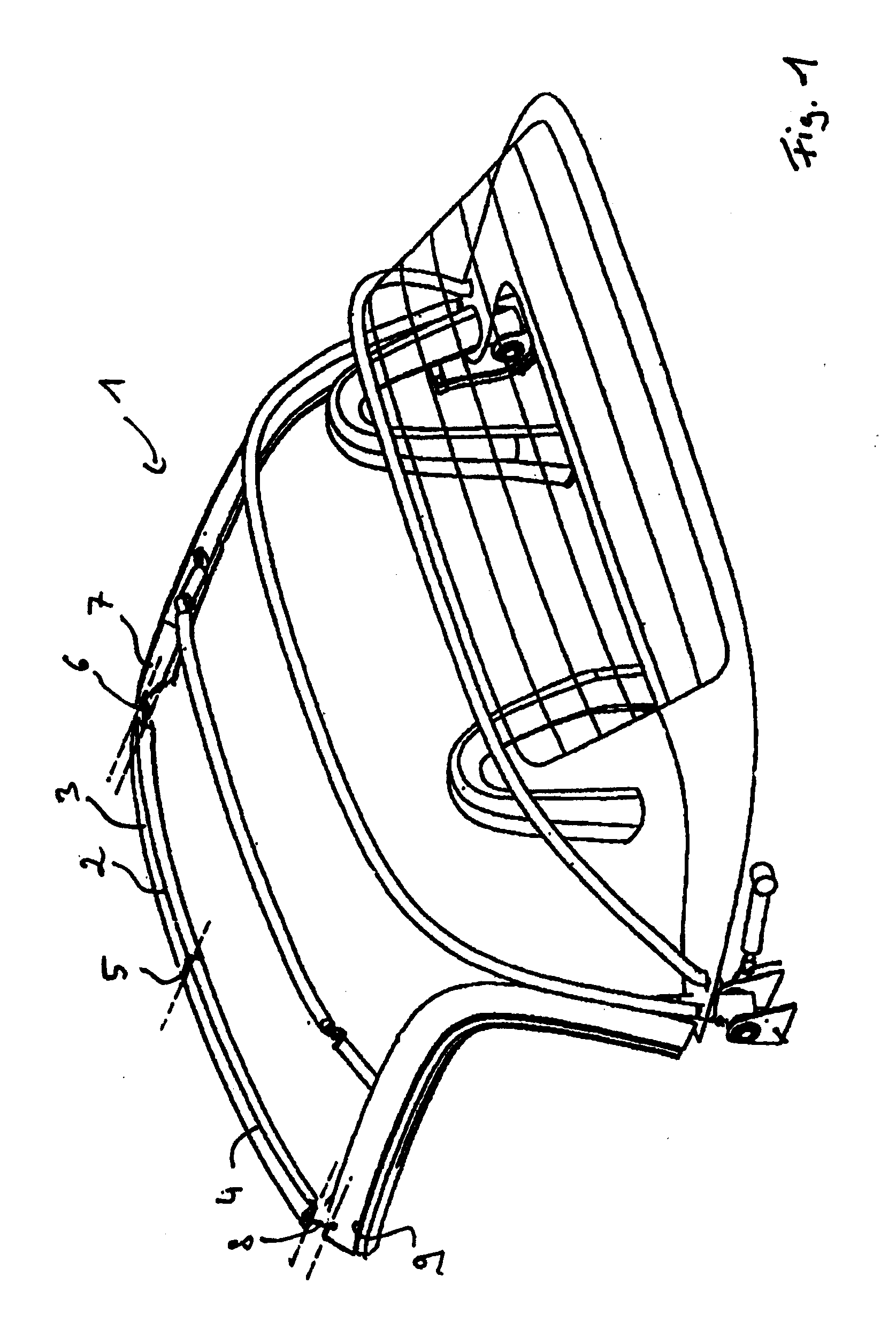 Folding top assembly with adjustable roof bow