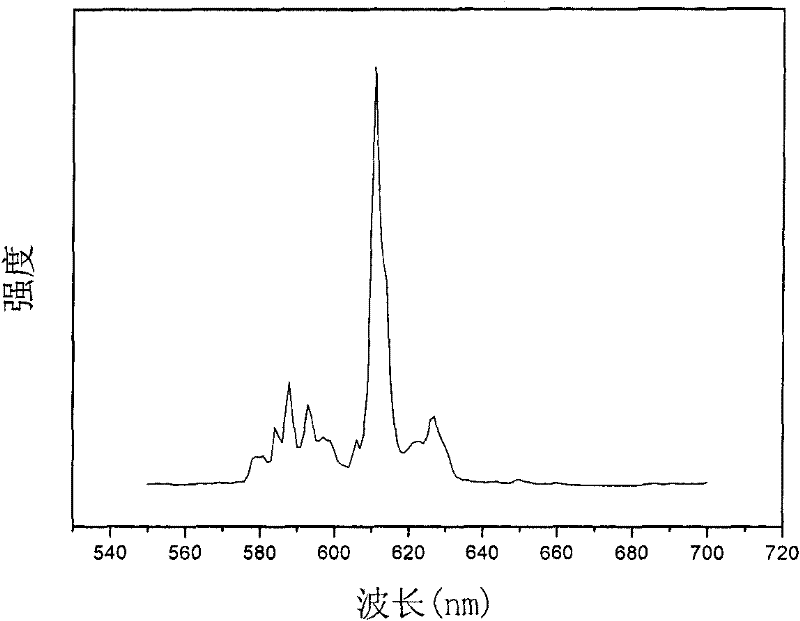 Fluorescent material with core-shell structure and preparation method thereof