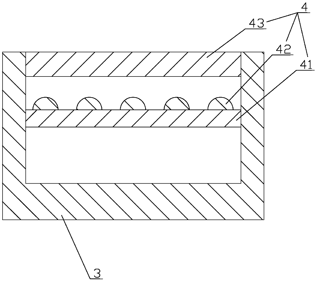 Anti-dazzling LED wall-washer lamp and construction method thereof