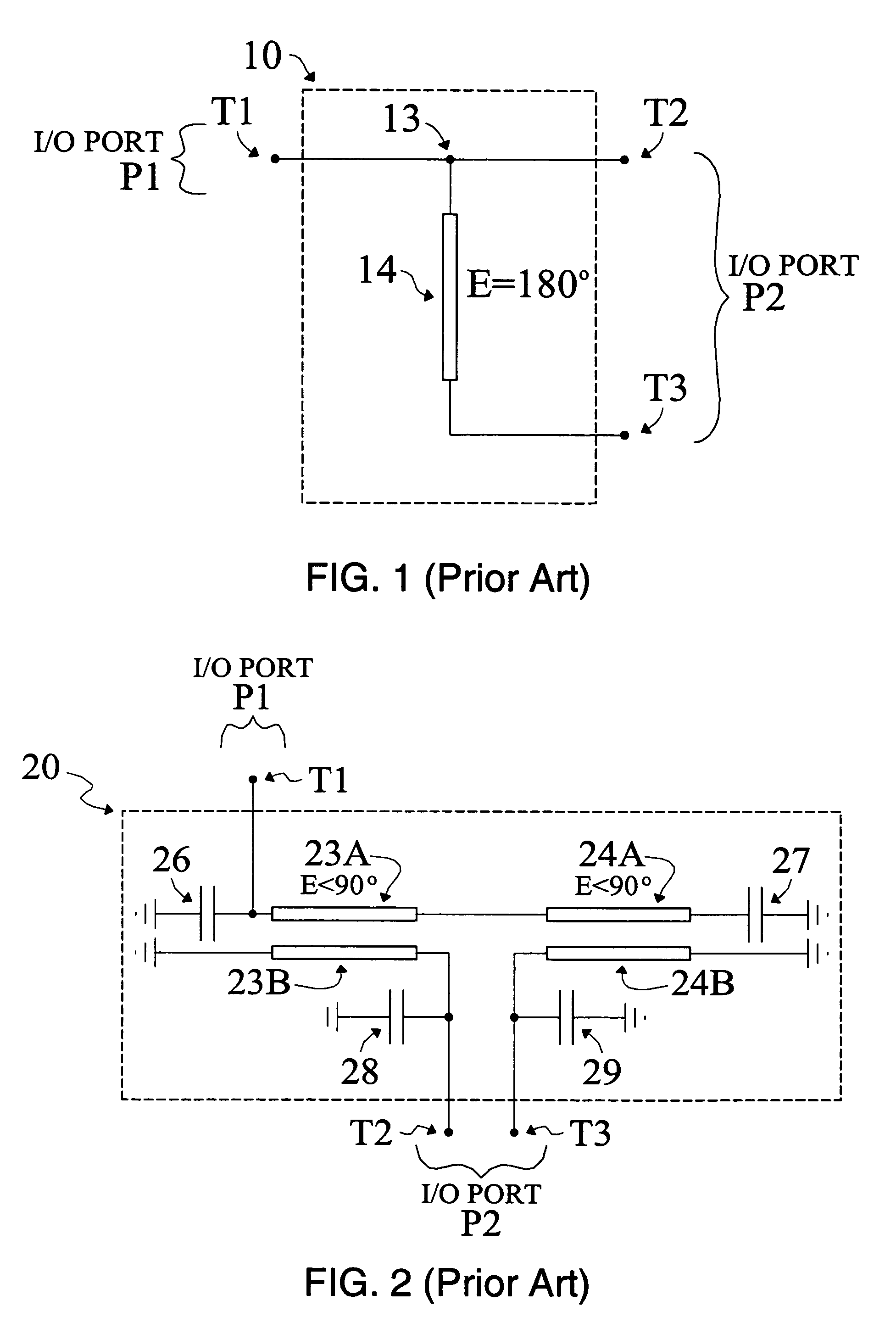 Miniaturised half-wave balun