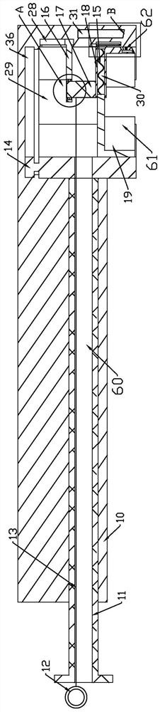 Pin puller for blind hole positioning pin in small space in hardware tool