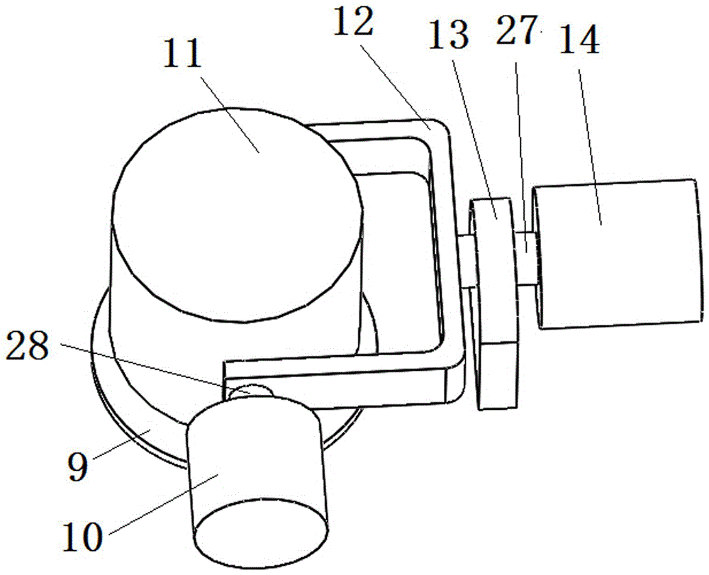 Selective laser melting forming molten bath real-time monitoring device and monitoring method