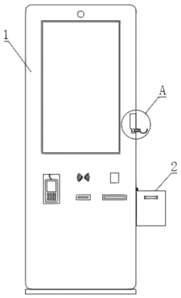 Hospital outpatient intelligent hospital guide device