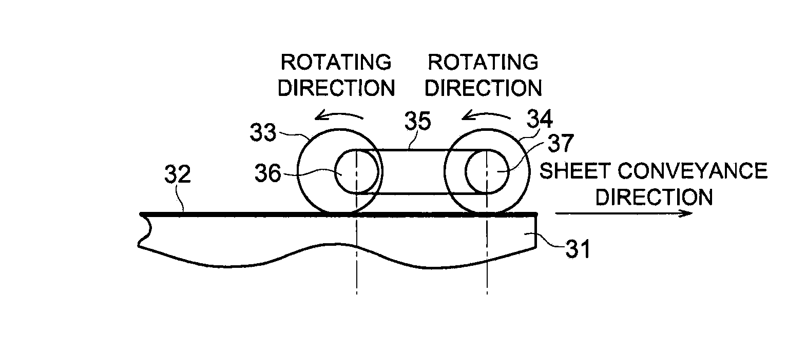 Sheet conveyance device and image forming apparatus using the same device