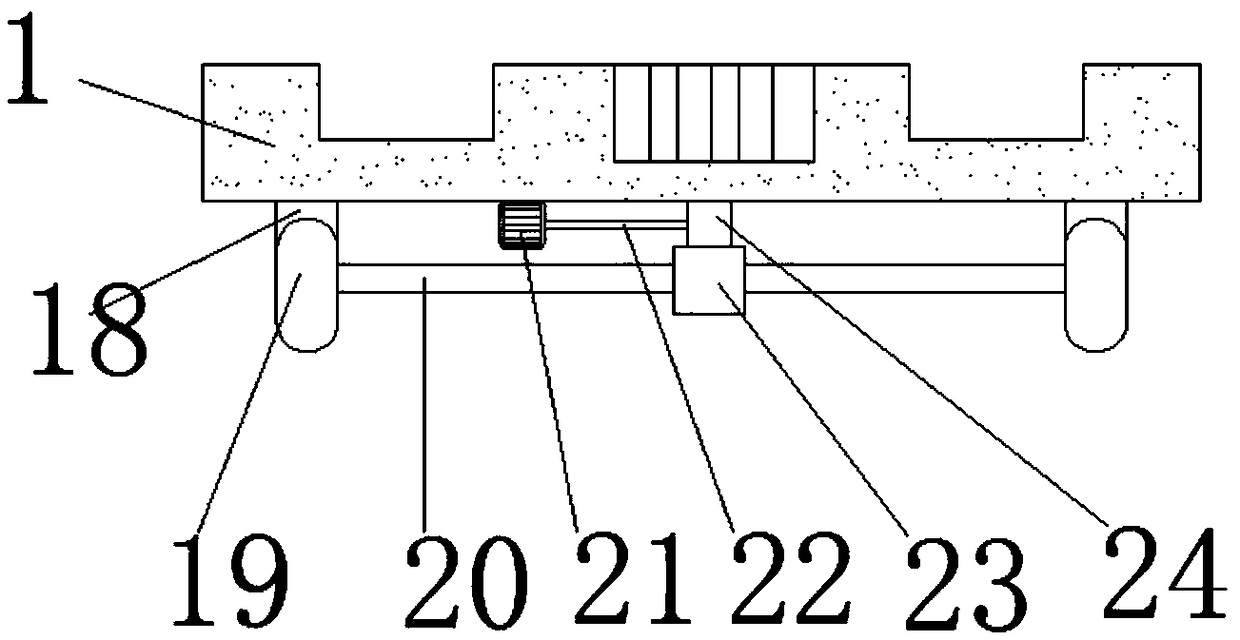 Drilling device used for electronic product production and convenient to adjust