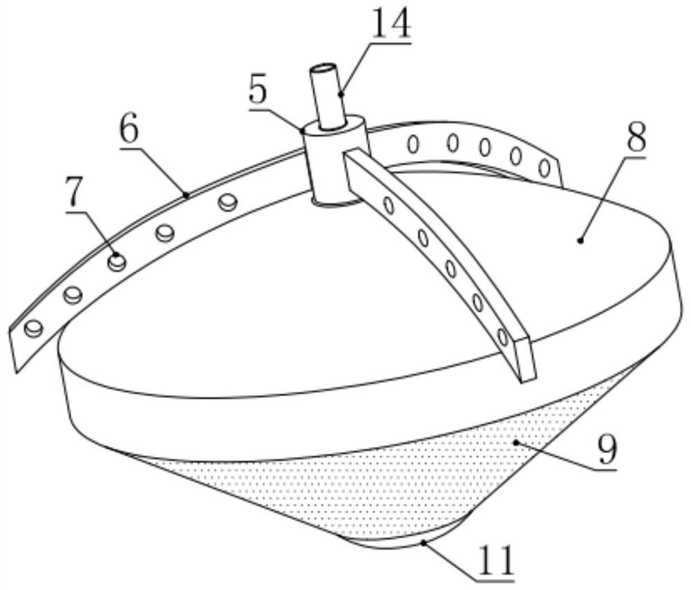 Adjustable textile stock bin management device