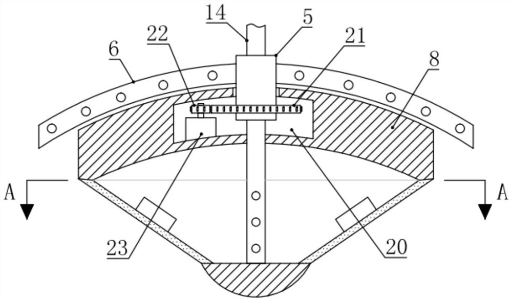 Adjustable textile stock bin management device