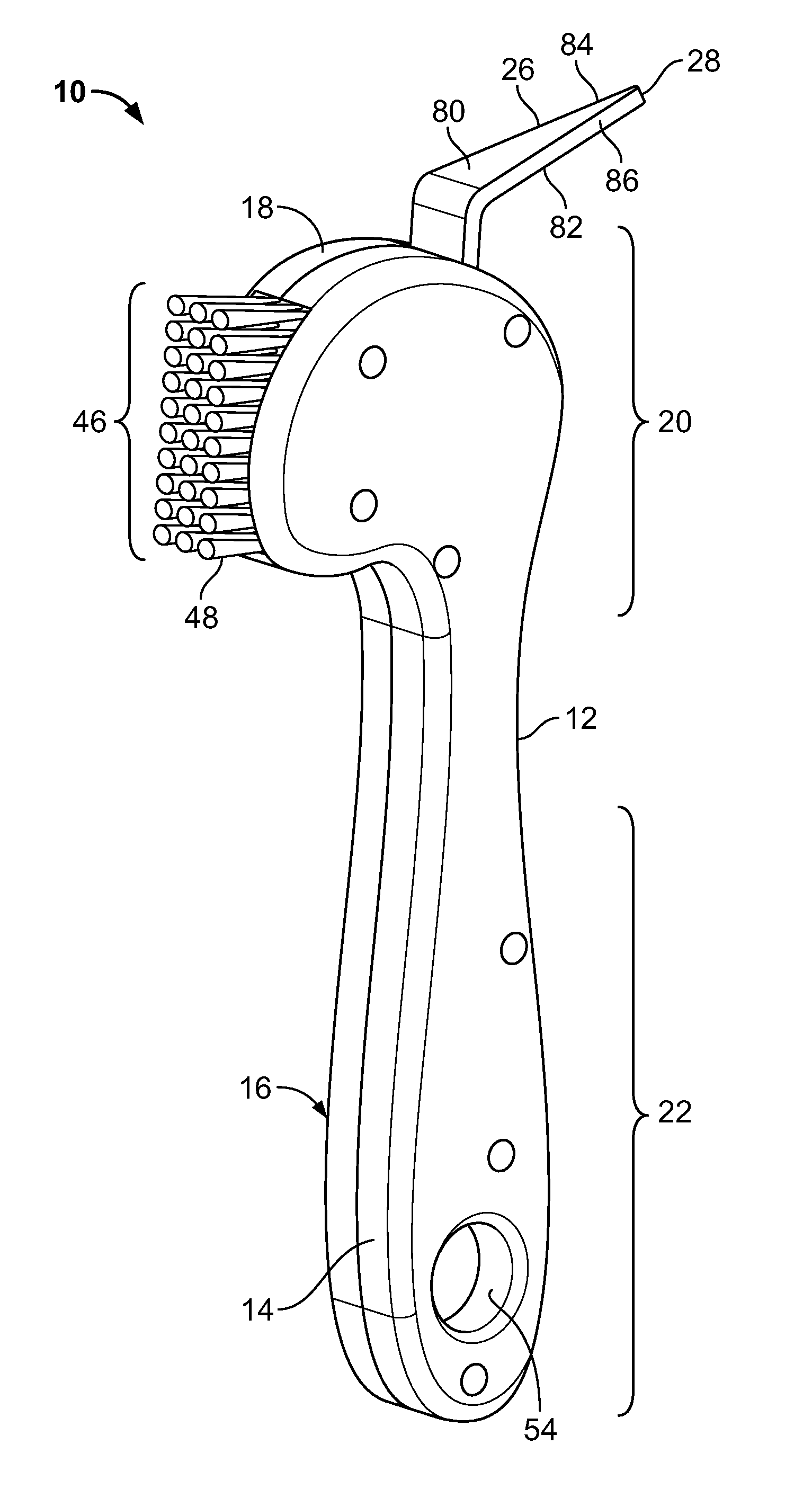 Illuminated hoof pick