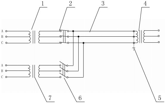 Device and method for rapidly melting ice and snow of transmission line