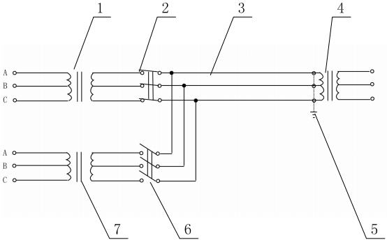 Device and method for rapidly melting ice and snow of transmission line