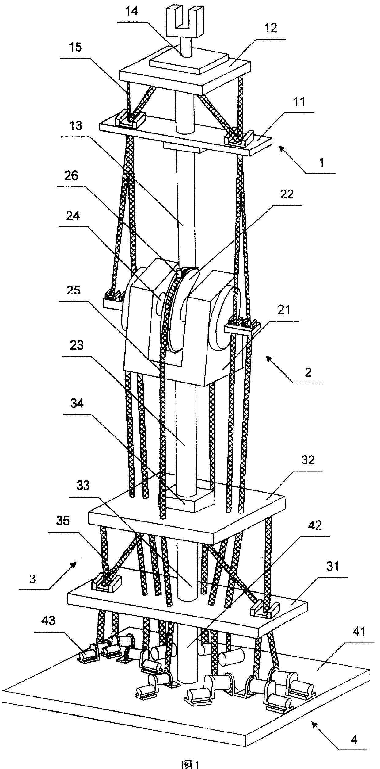 Rope-driven redundancy mechanical arm