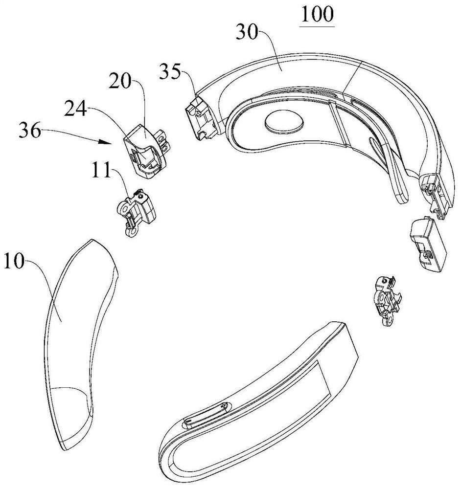 Neck massage instrument