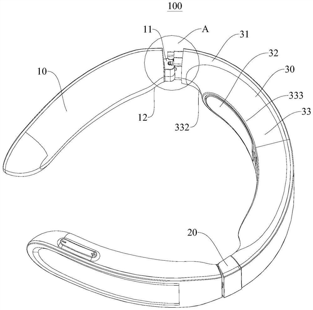 Neck massage instrument