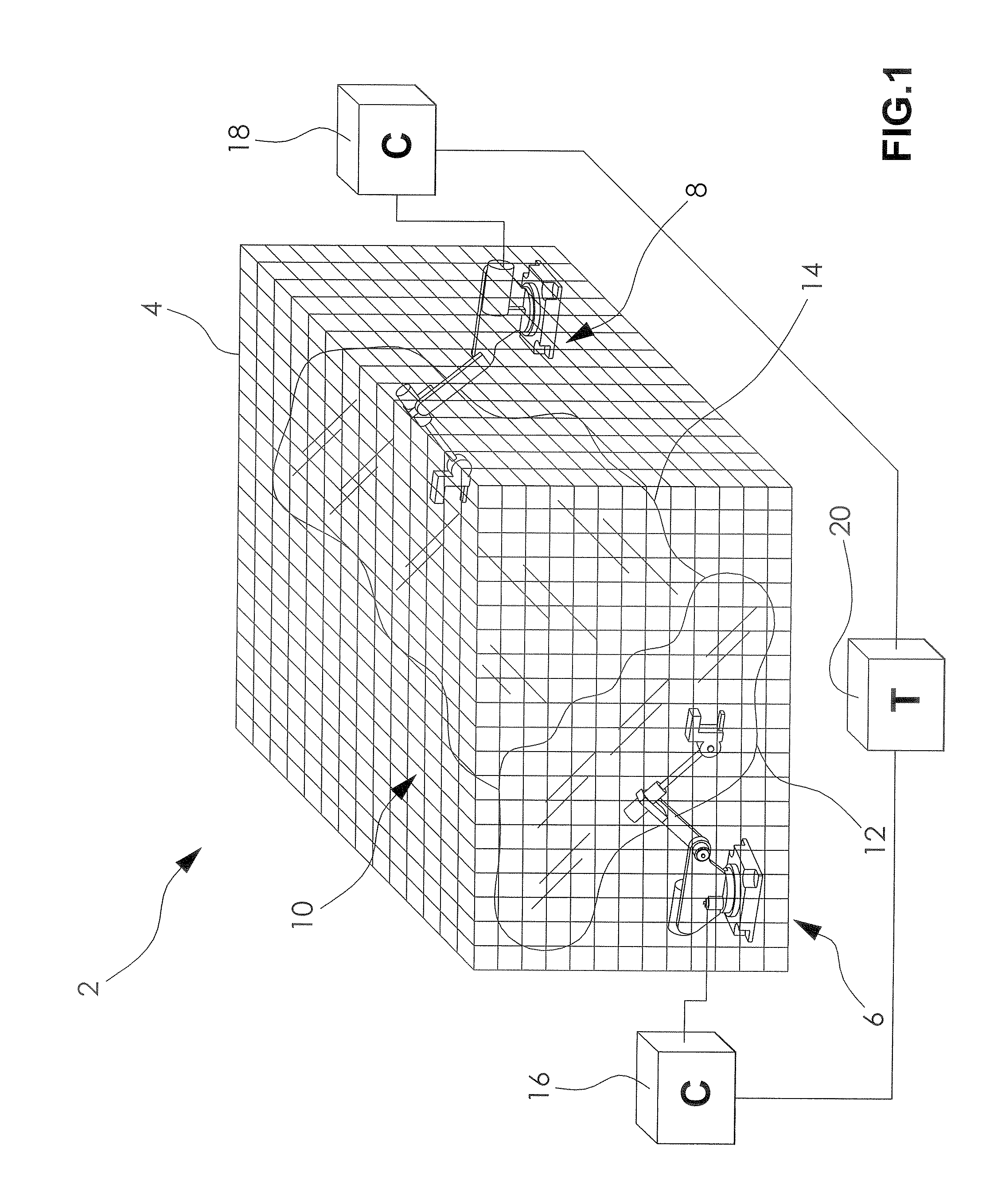 Multi-arm robot system interference check via three dimensional automatic zones