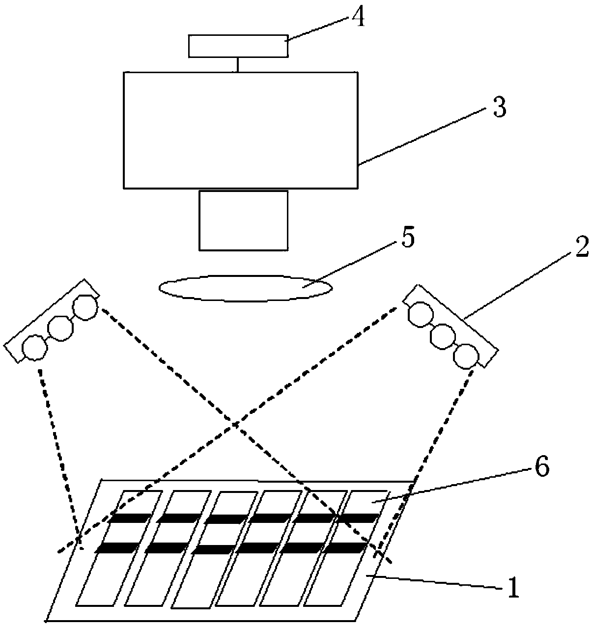 Quantitative detection method and device for upconverting fluorescent test strips