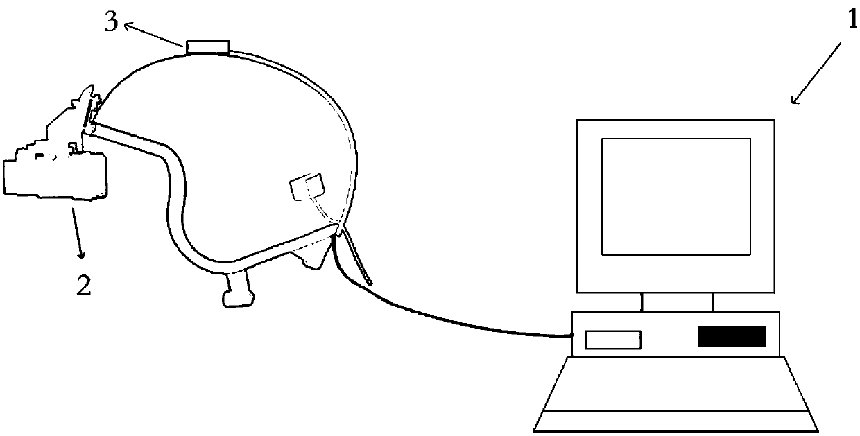 OpenGL-based binocular night vision imaging simulation method and system